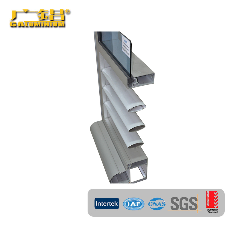 Louver উইন্ডো অ্যালুমিনিয়াম প্রোফাইল